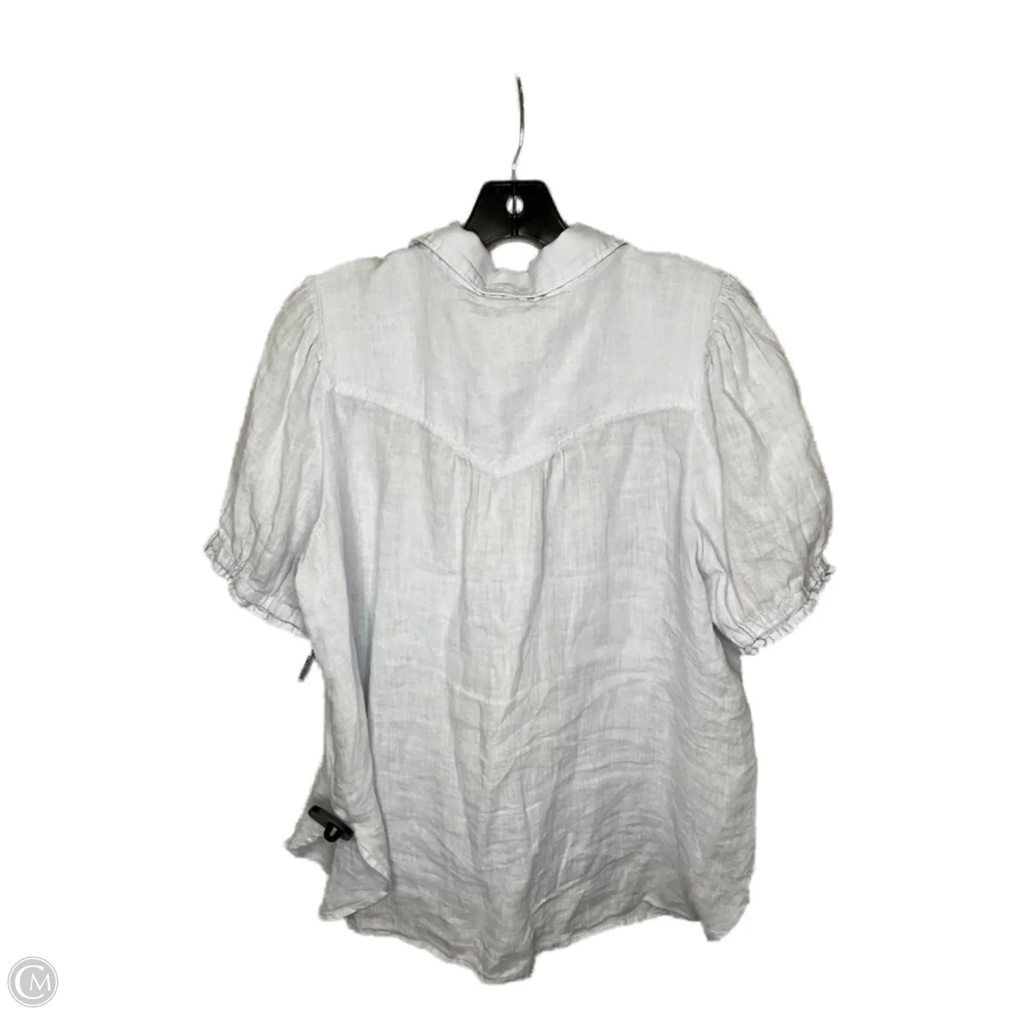 Blouse Short Sleeve By Pilcro In Blue, Size: M