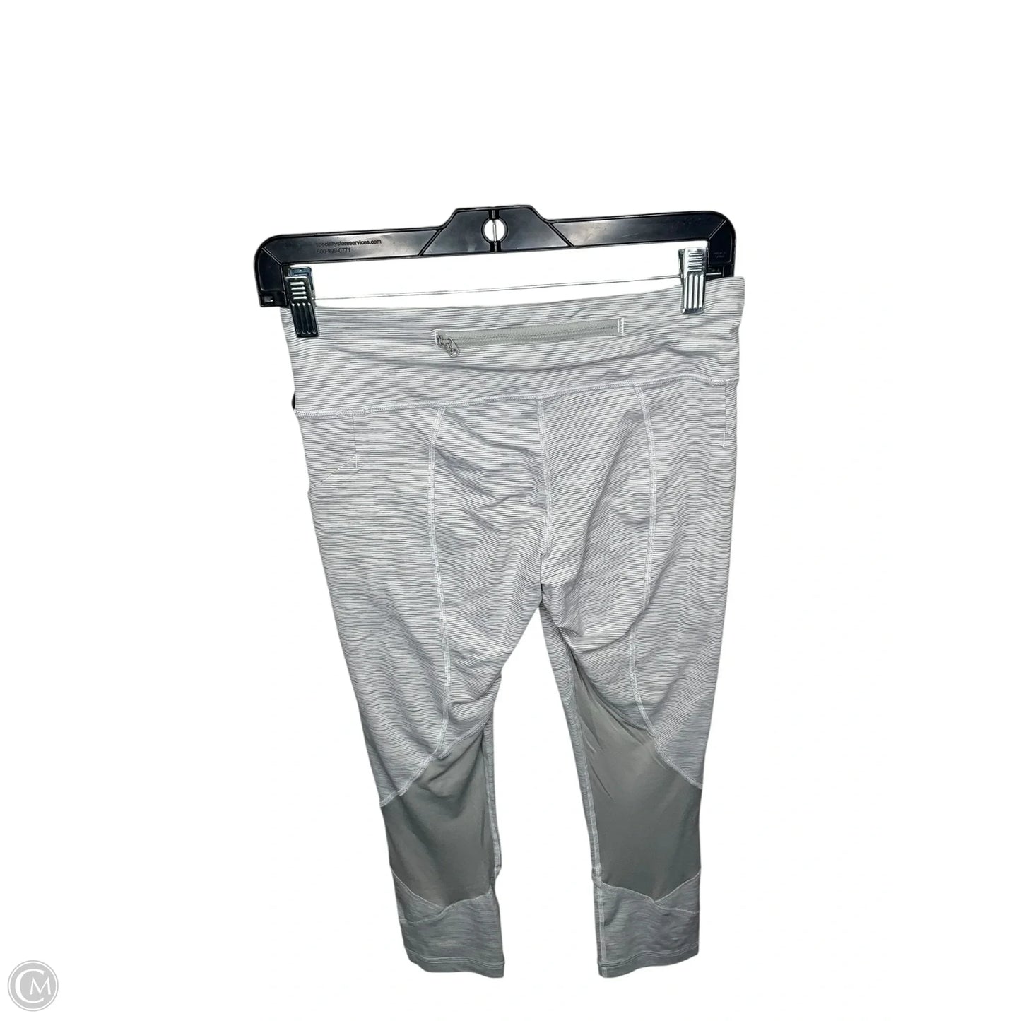 Athletic Leggings Capris By Lululemon In Grey, Size: 6