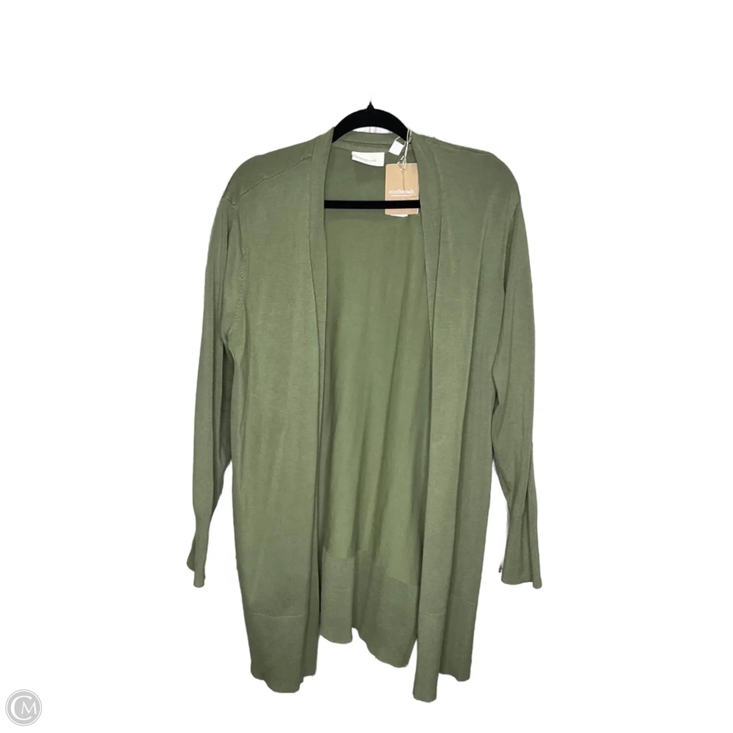 Cardigan By Clothes Mentor In Green, Size: Xl