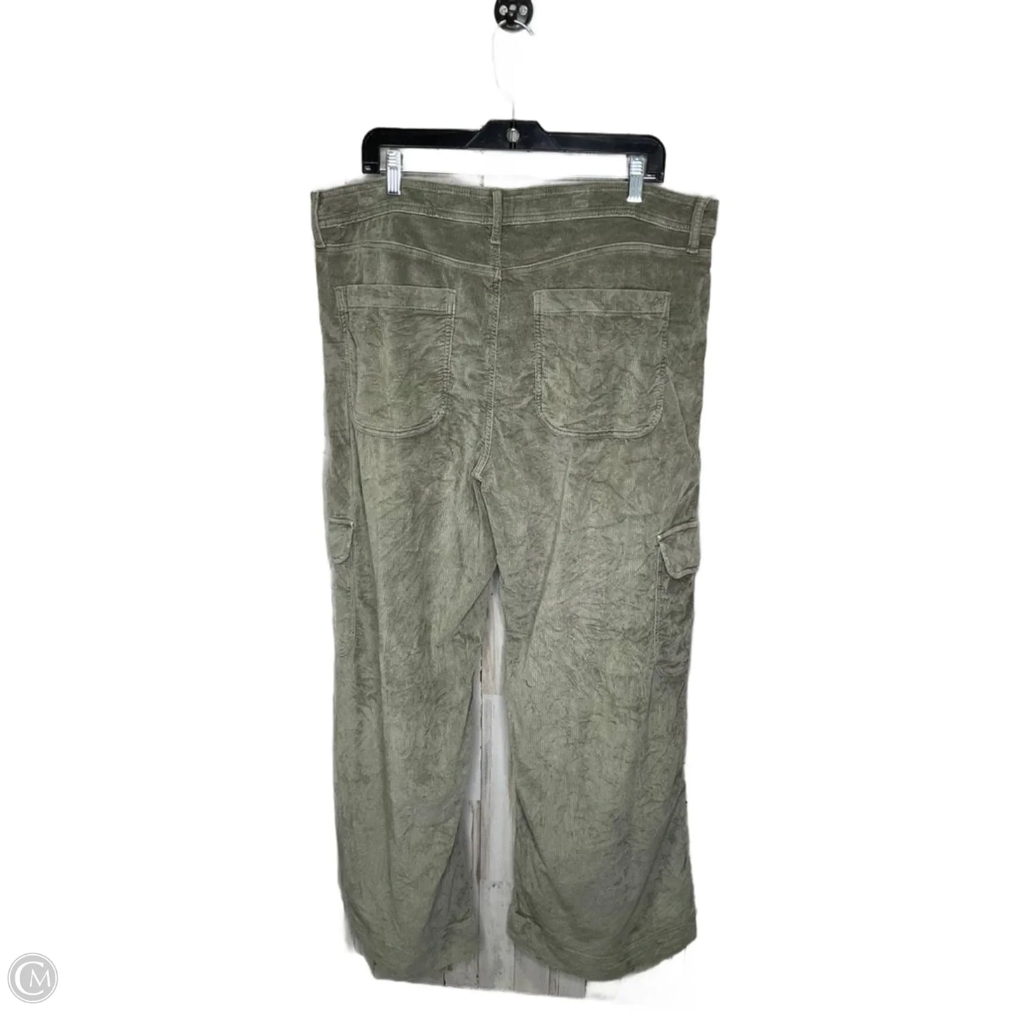 Pants Corduroy By American Eagle In Green, Size: 18