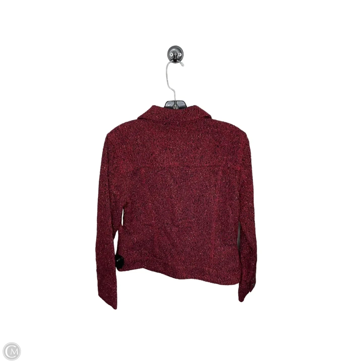 Jacket Shirt By J. Jill In Red, Size: S