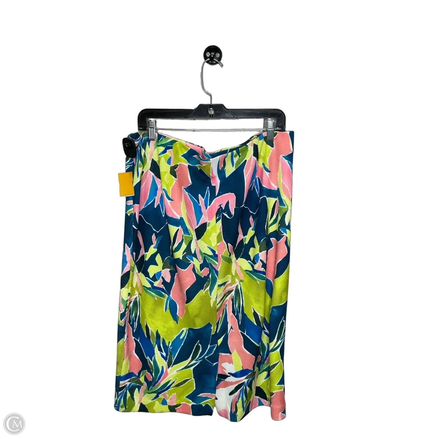 Skirt Midi By Eci In Floral Print, Size: Xl