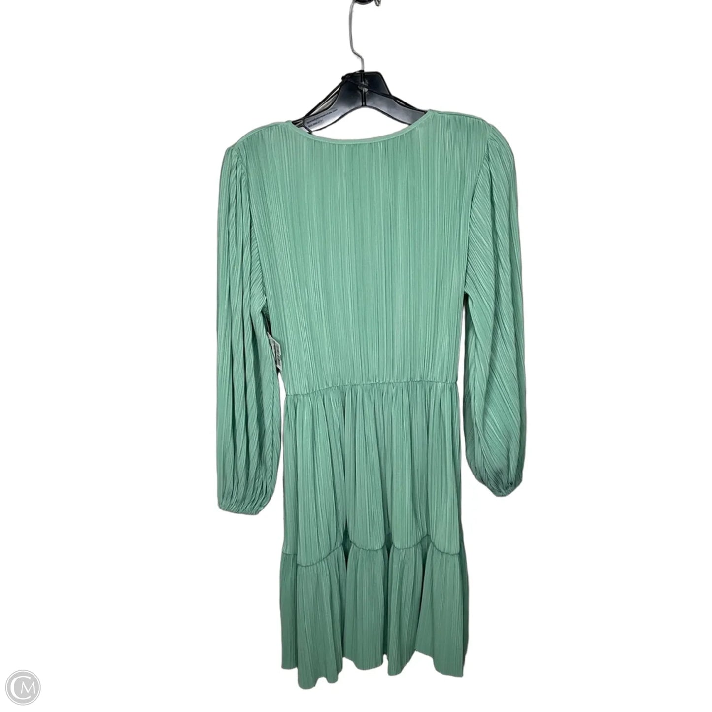 Dress Casual Midi By H&m In Green, Size: S