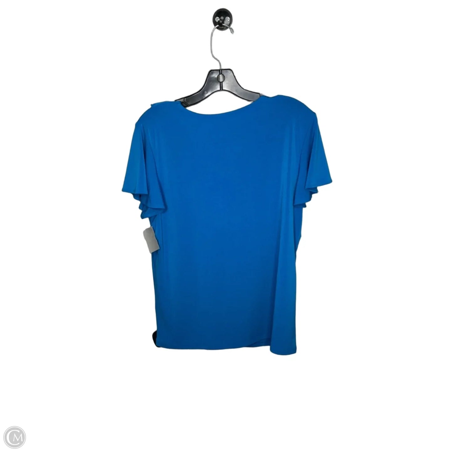 Top Short Sleeve By Adrianna Papell In Blue, Size: M