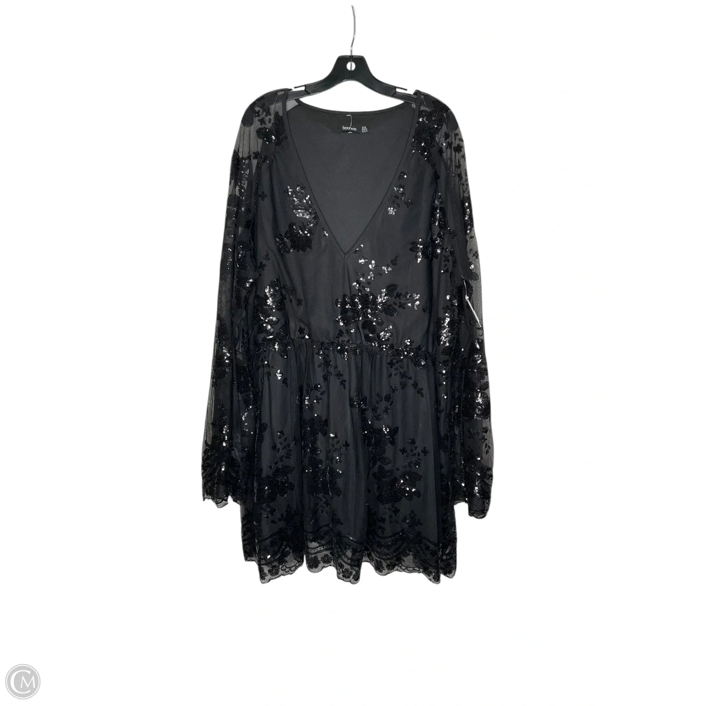 Dress Party Short By Boohoo Boutique In Black, Size: 4x