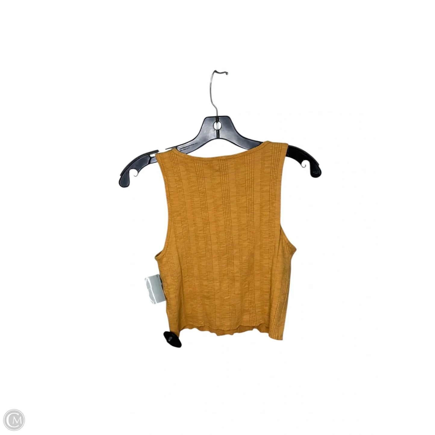 Top Sleeveless By American Eagle In Yellow, Size: M