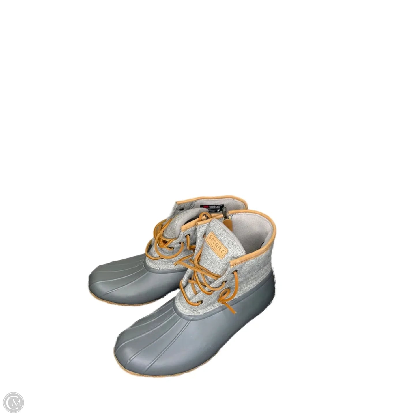 Boots Ankle Flats By Sperry In Grey, Size: 11