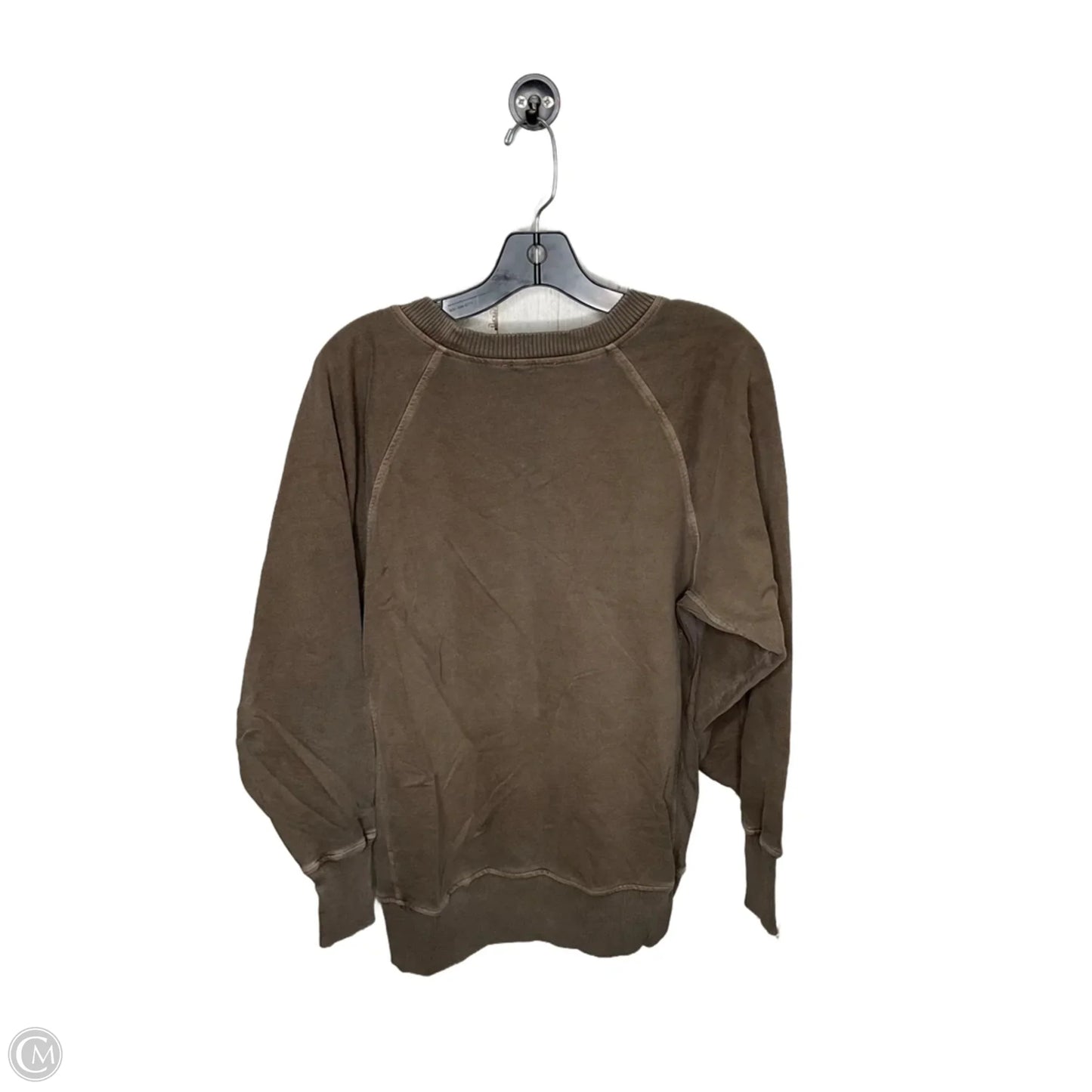 Sweatshirt Crewneck By Zenana Outfitters In Brown, Size: M