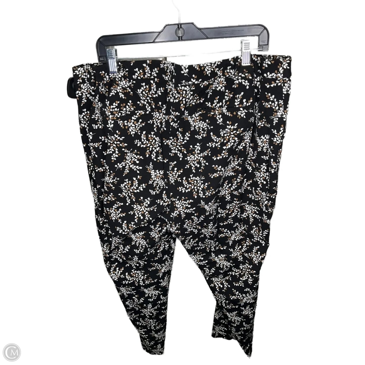 Pants Dress By Talbots In Black & Brown, Size: 20