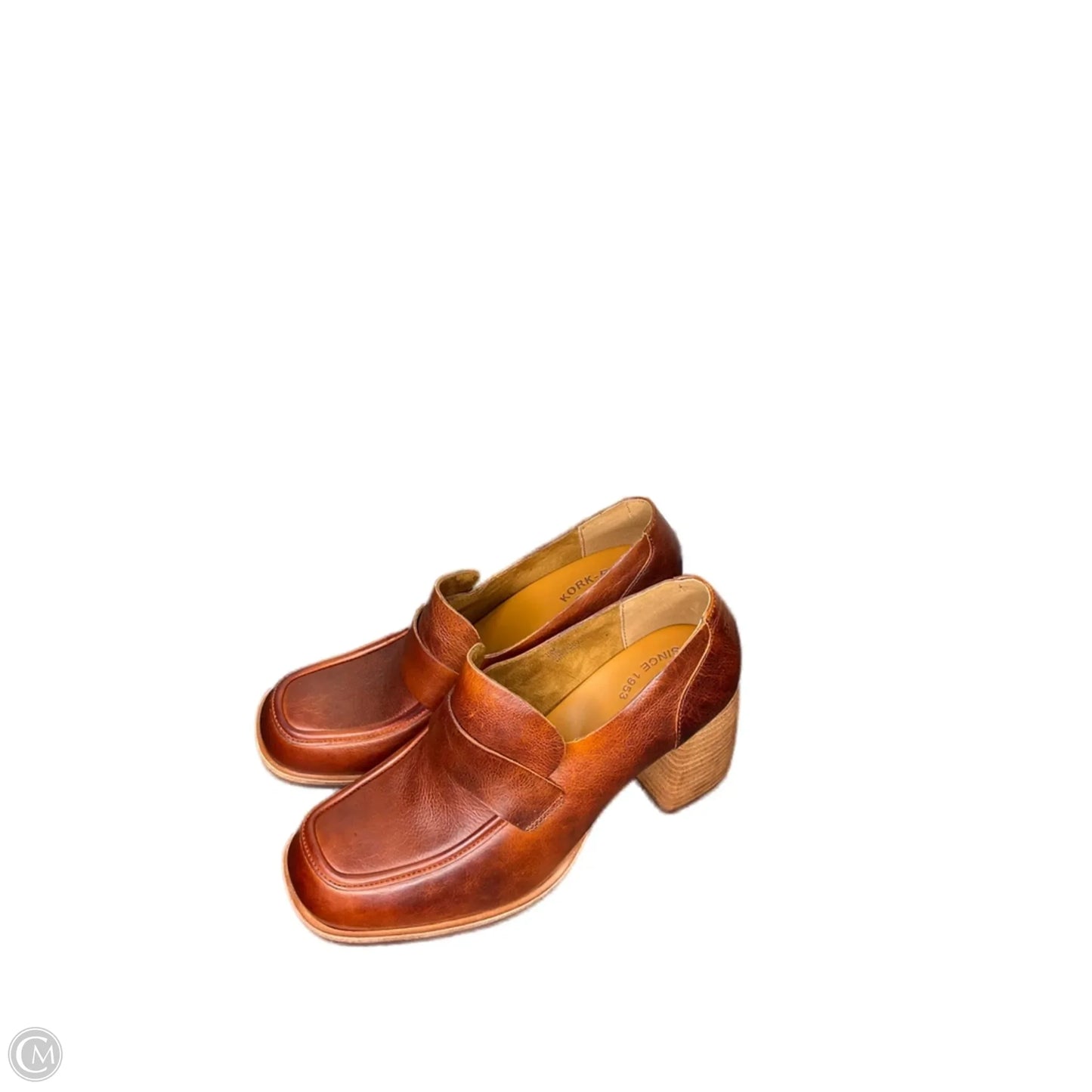 Boots Ankle Heels By Kork Ease In Brown, Size: 10