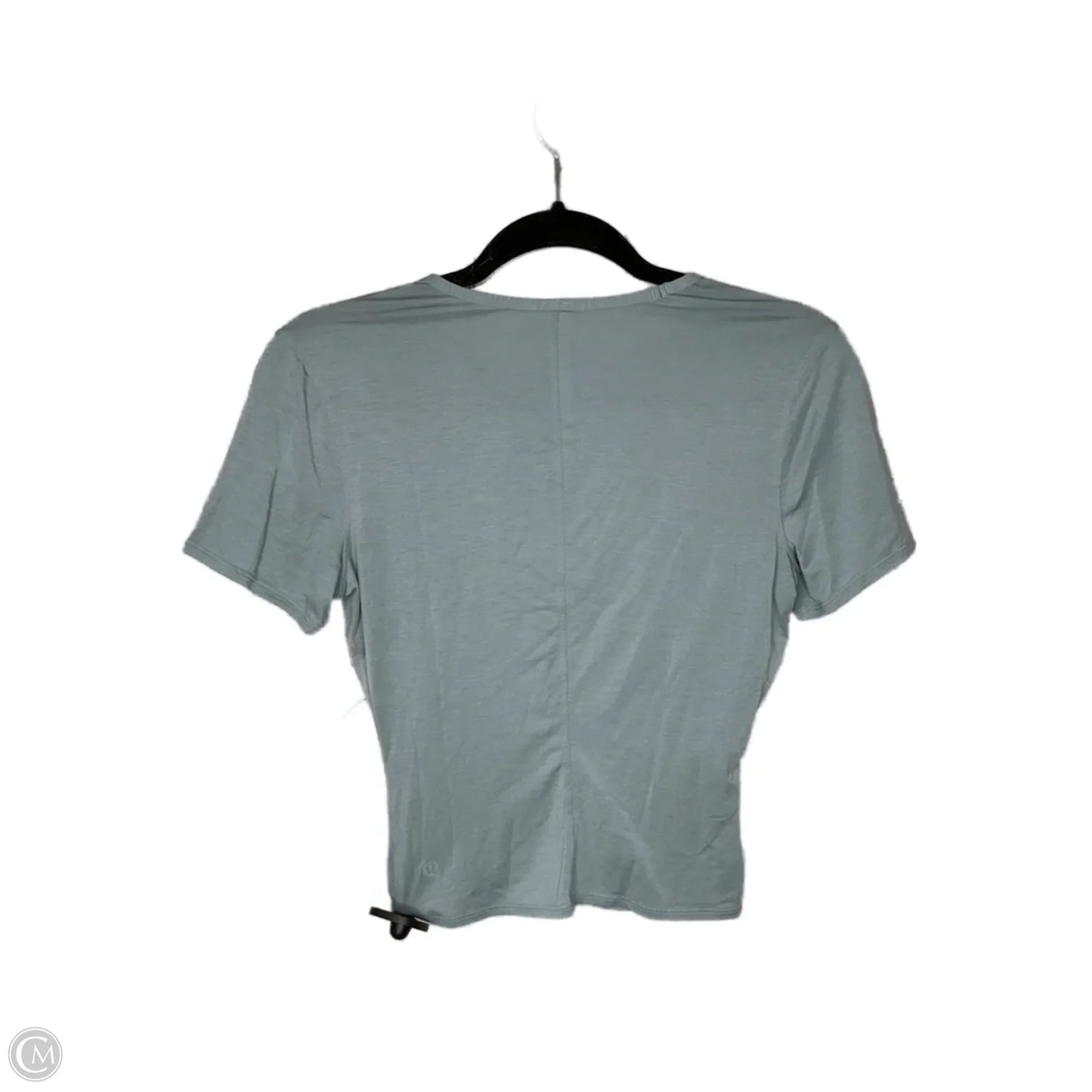 Top Short Sleeve By Lululemon In Blue, Size: 6