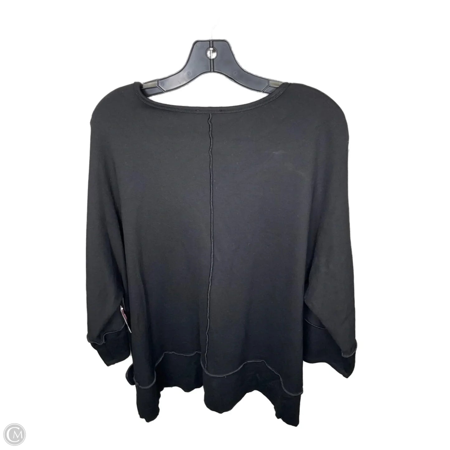 Top Long Sleeve By Jones New York In Black, Size: 2x