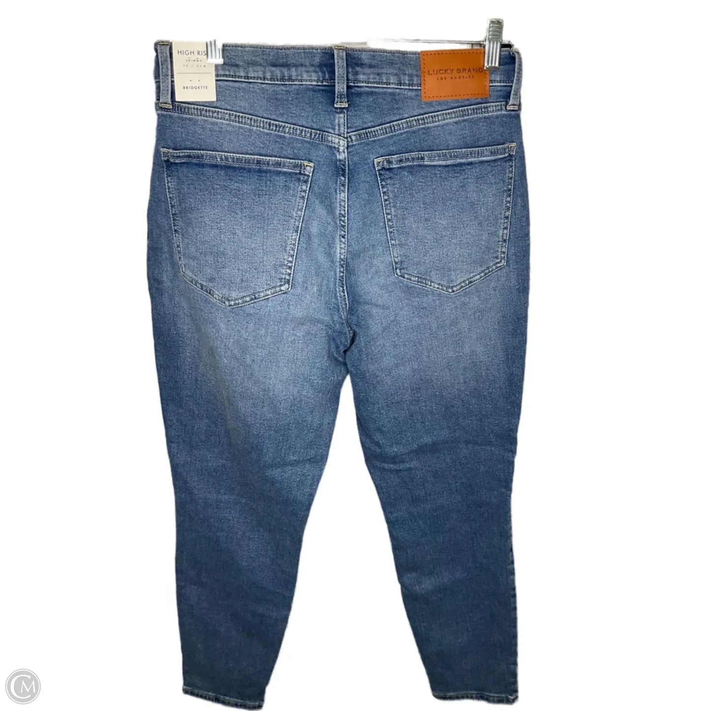 Jeans Skinny By Lucky Brand In Blue Denim, Size: 12