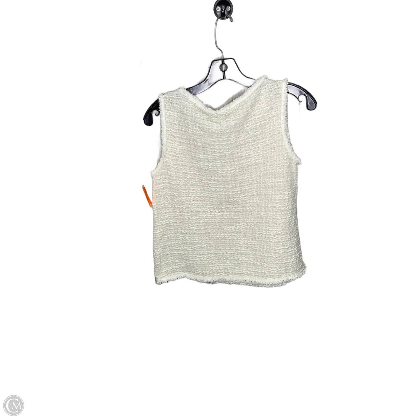 Top Sleeveless By Max Studio In Cream, Size: S