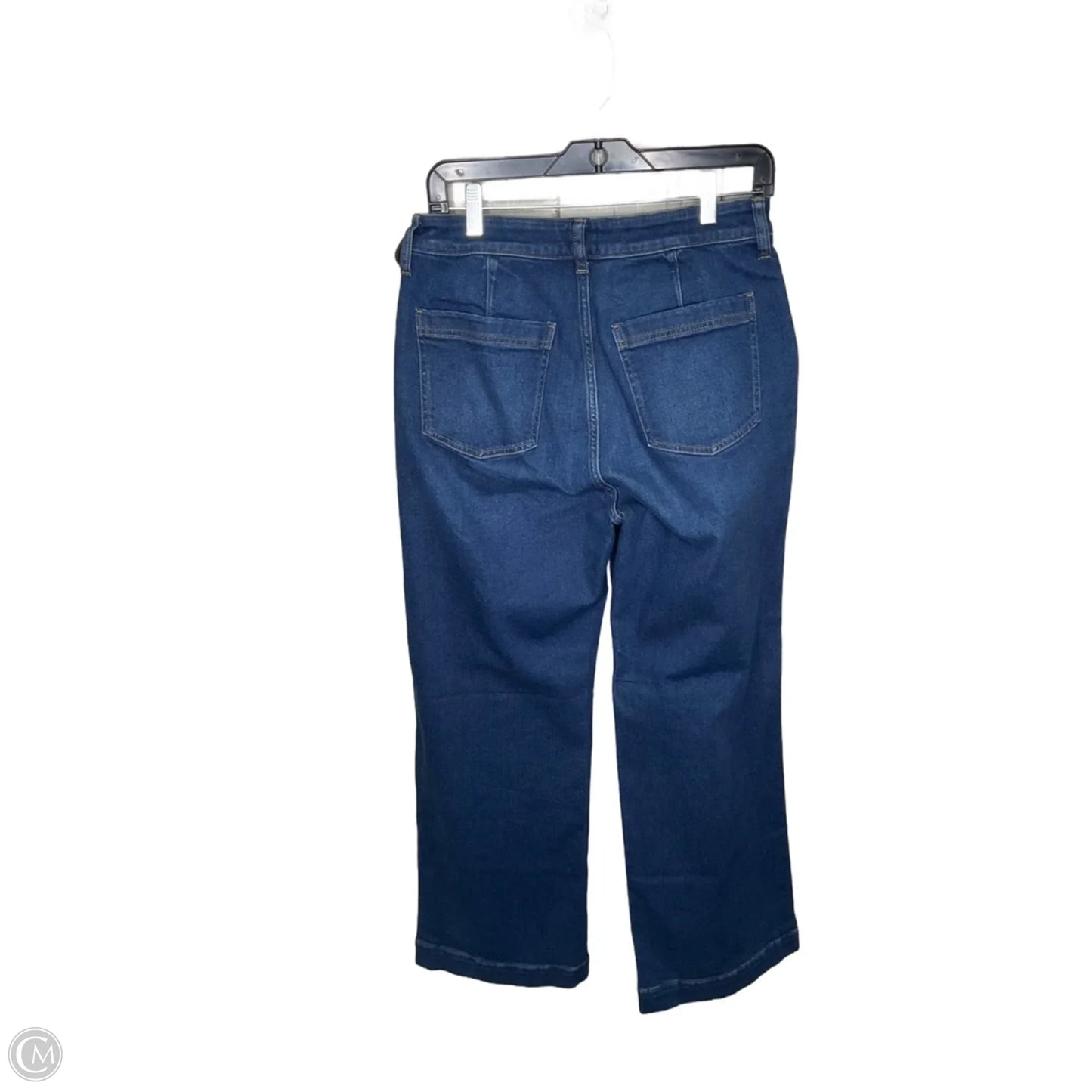 Jeans Wide Leg By J. Crew In Blue Denim, Size: 8