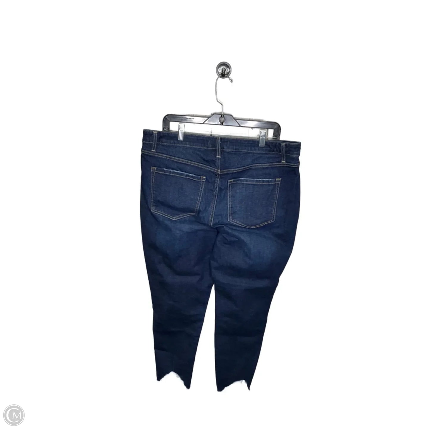 Jeans Straight By Kut In Blue Denim, Size: 14