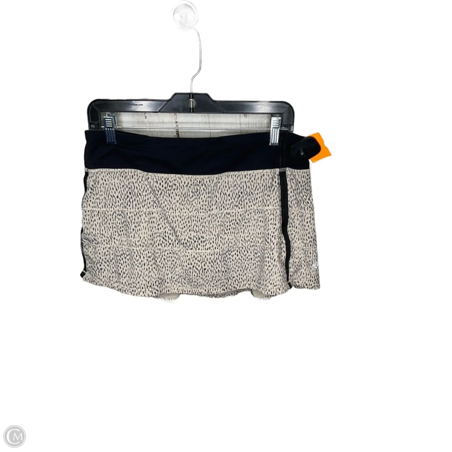 Athletic Skirt By Lululemon In Animal Print, Size: 10