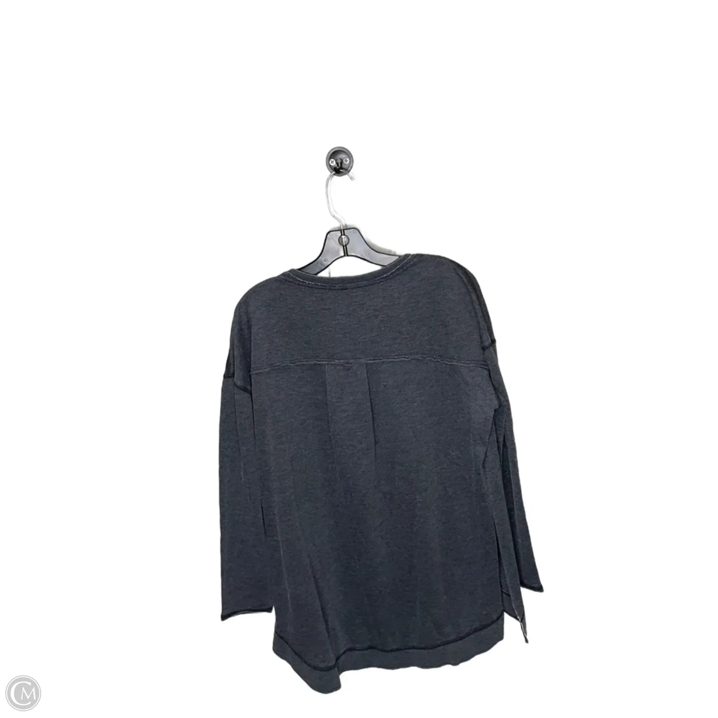 Top Long Sleeve By Z Supply In Black, Size: S