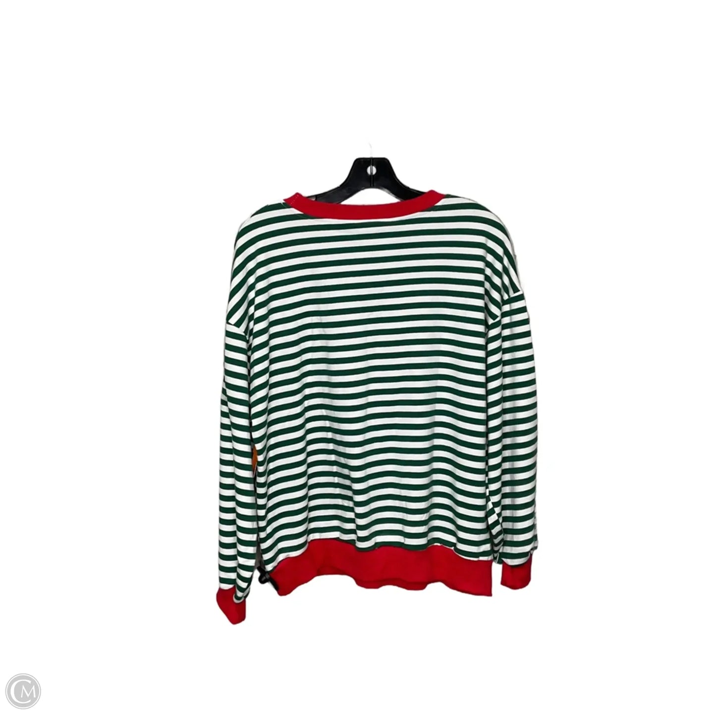Top Long Sleeve By Clothes Mentor In Green & Red, Size: S