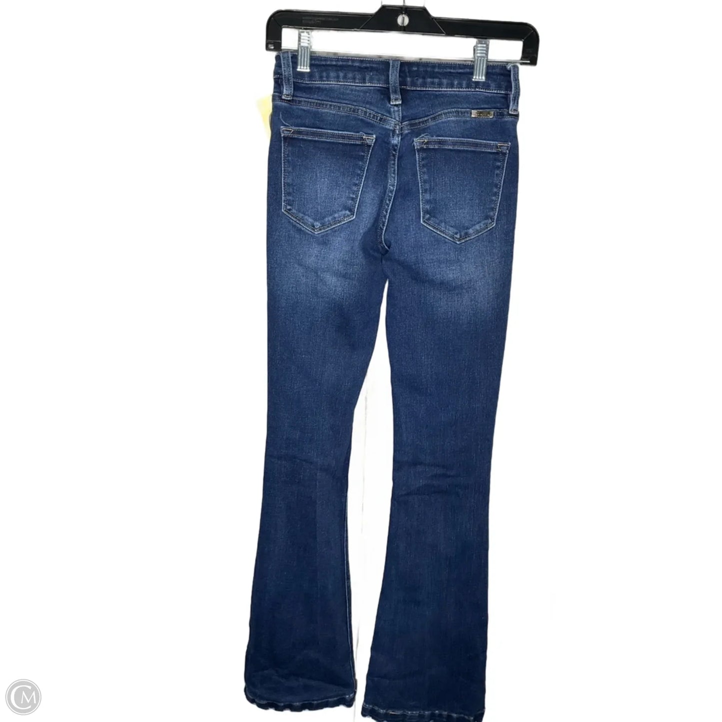 Jeans Flared By Kancan In Blue Denim, Size: 0