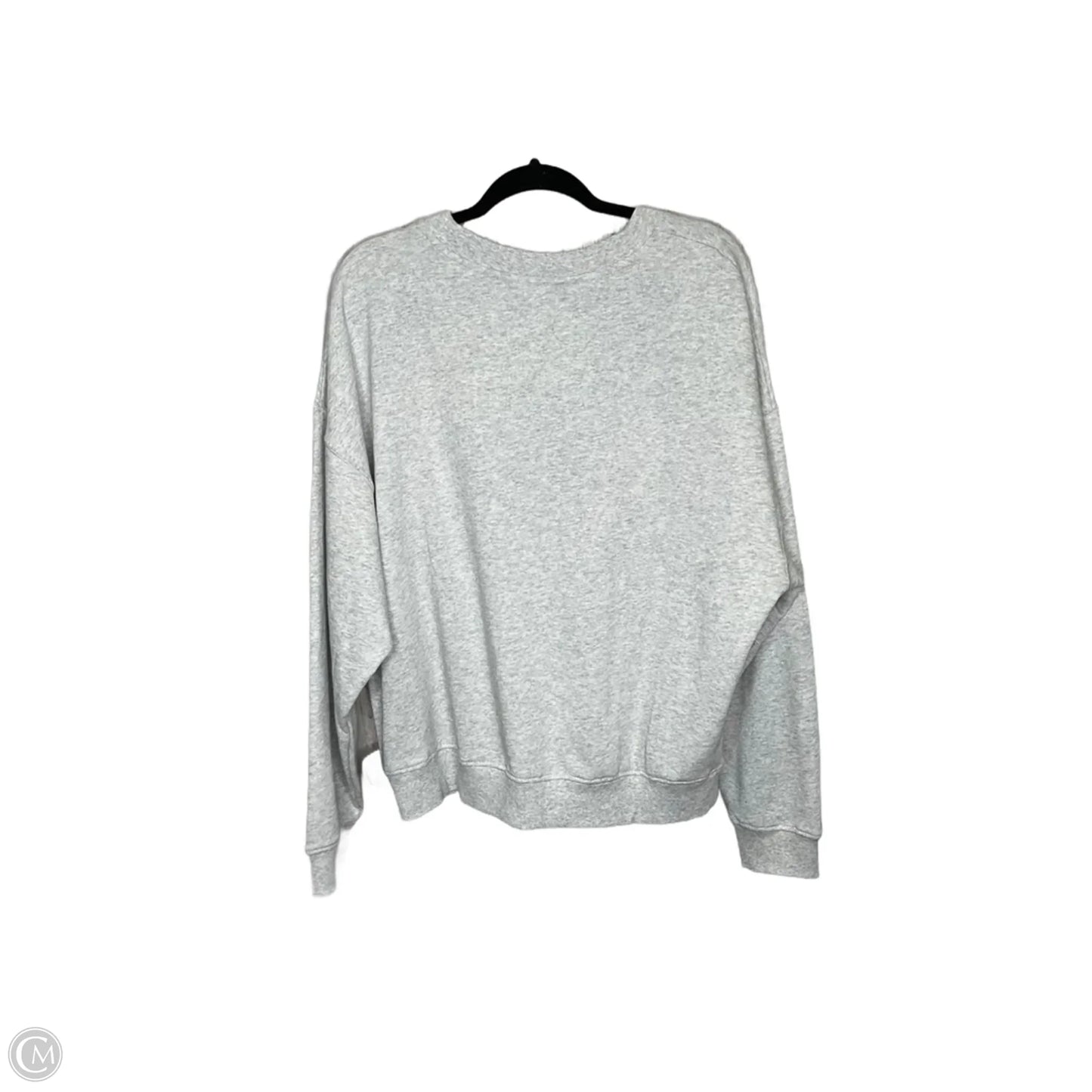 Sweatshirt Crewneck By Dip In Grey, Size: L