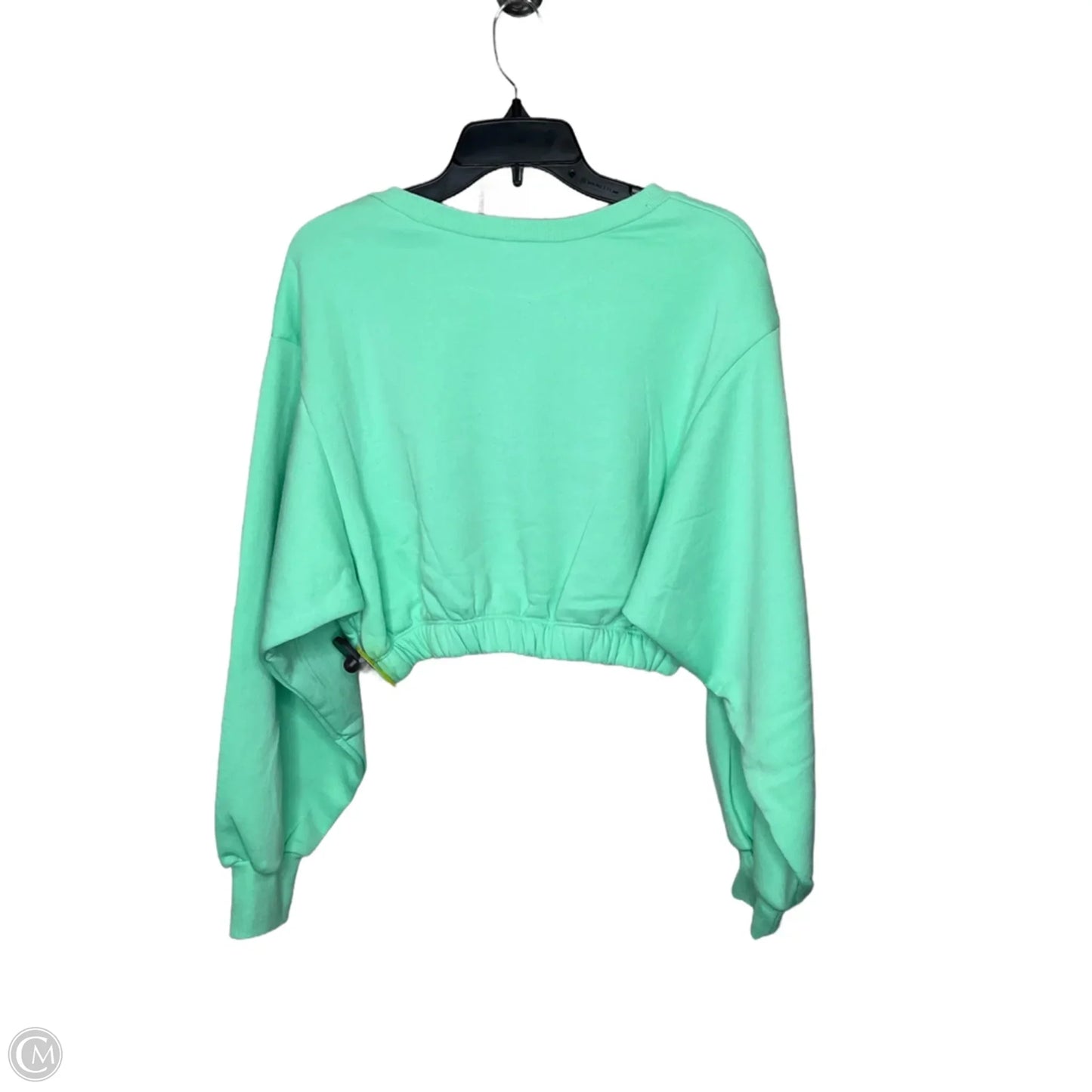 Sweatshirt Crewneck By Zenana In Green, Size: L