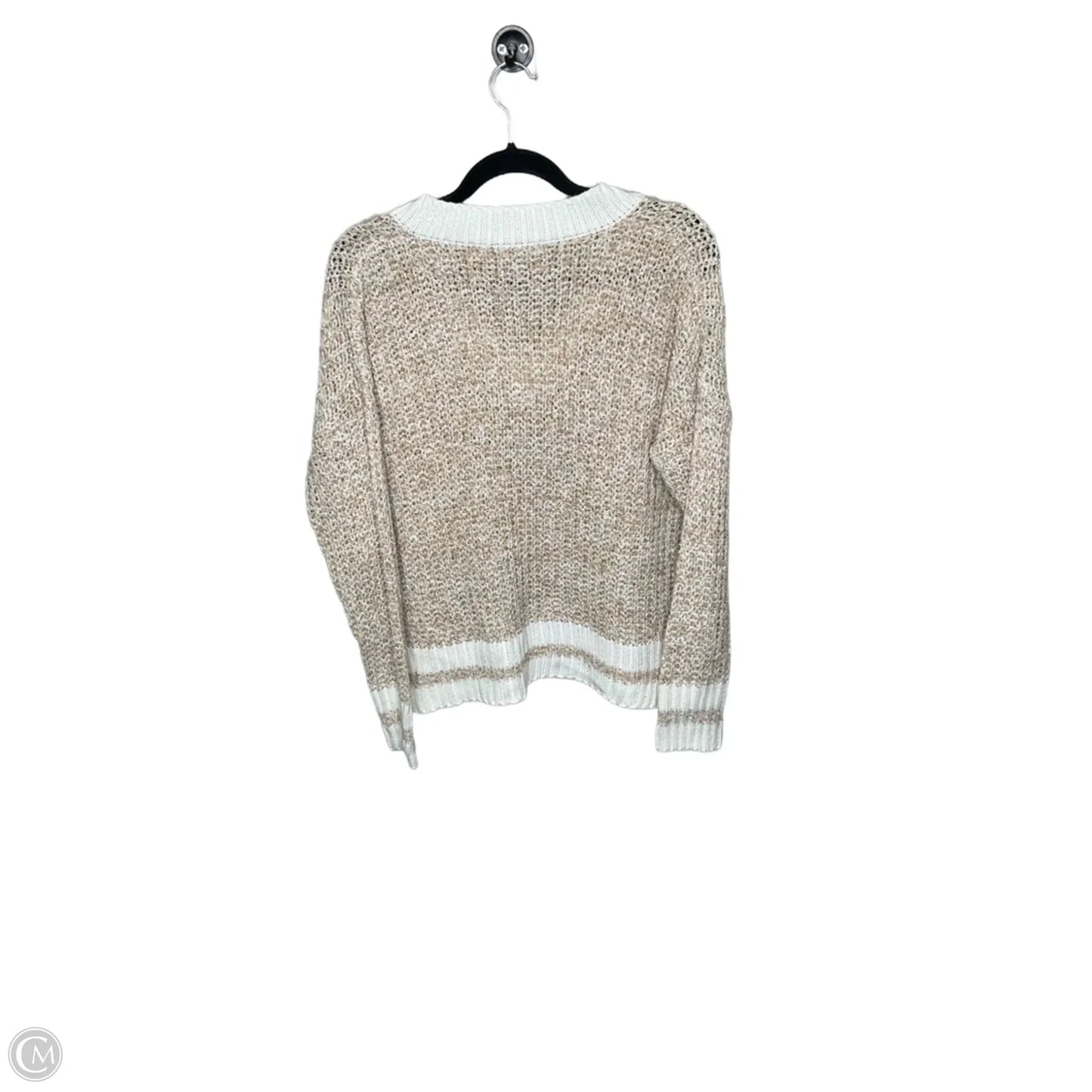 Sweater By Clothes Mentor In Cream, Size: M