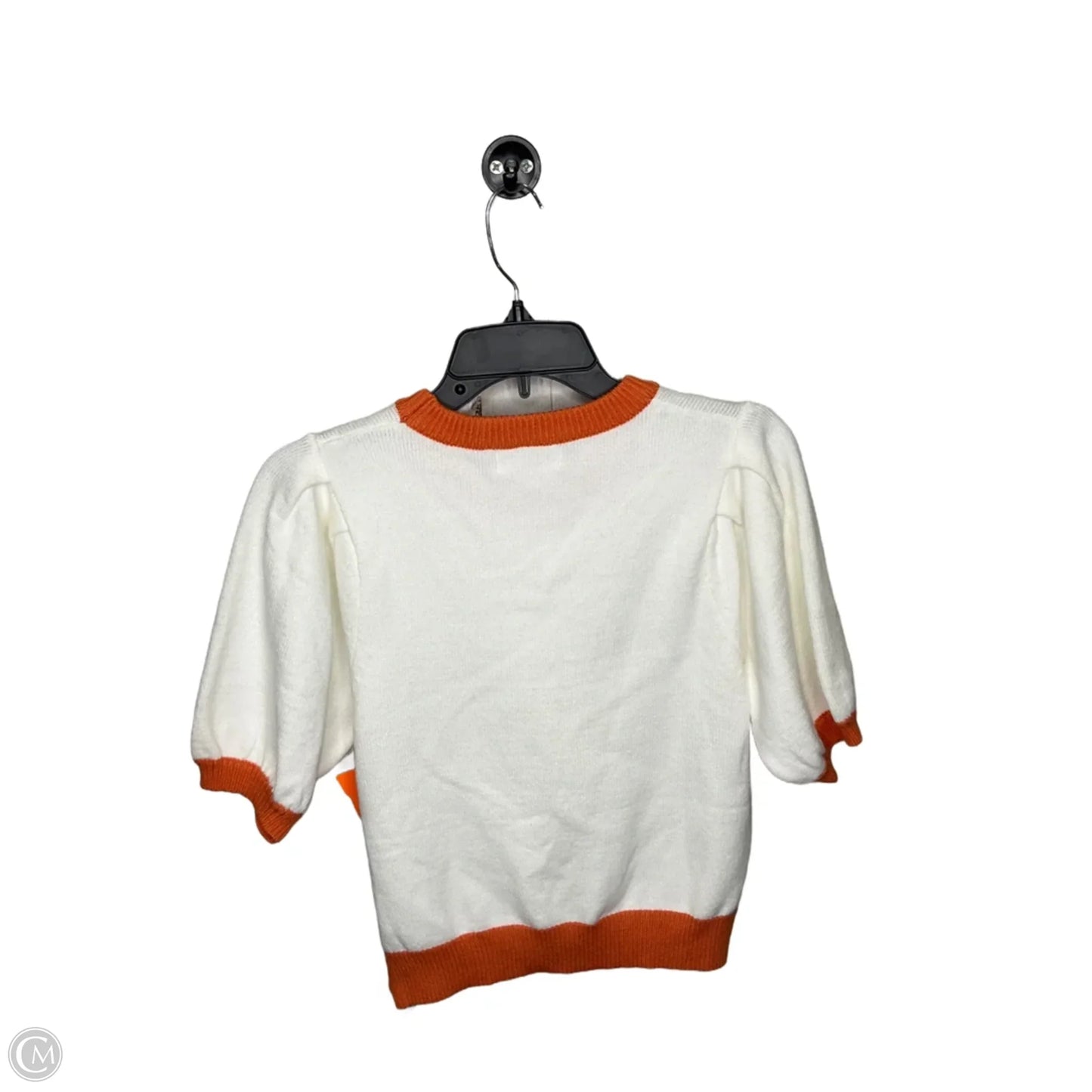 Top Short Sleeve By Peach Love Cream California In Orange, Size: S