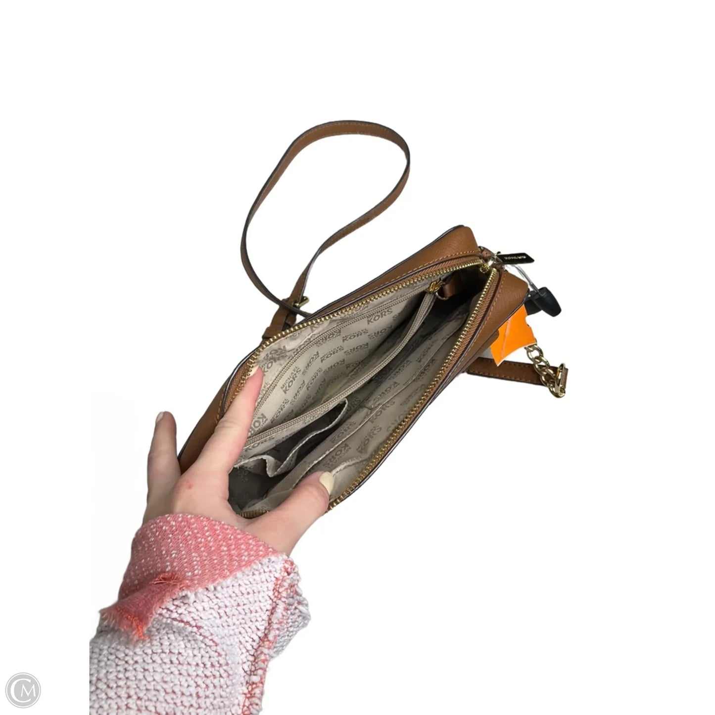 Crossbody Designer By Michael Kors, Size: Medium