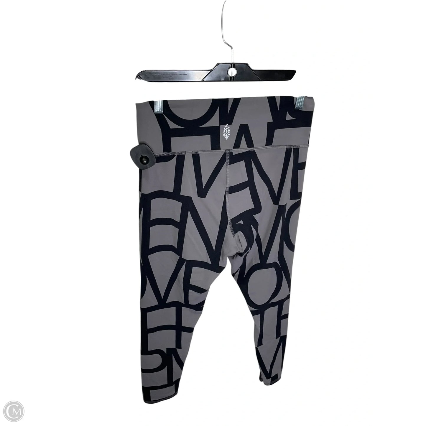 Athletic Leggings By Free People In Grey, Size: L