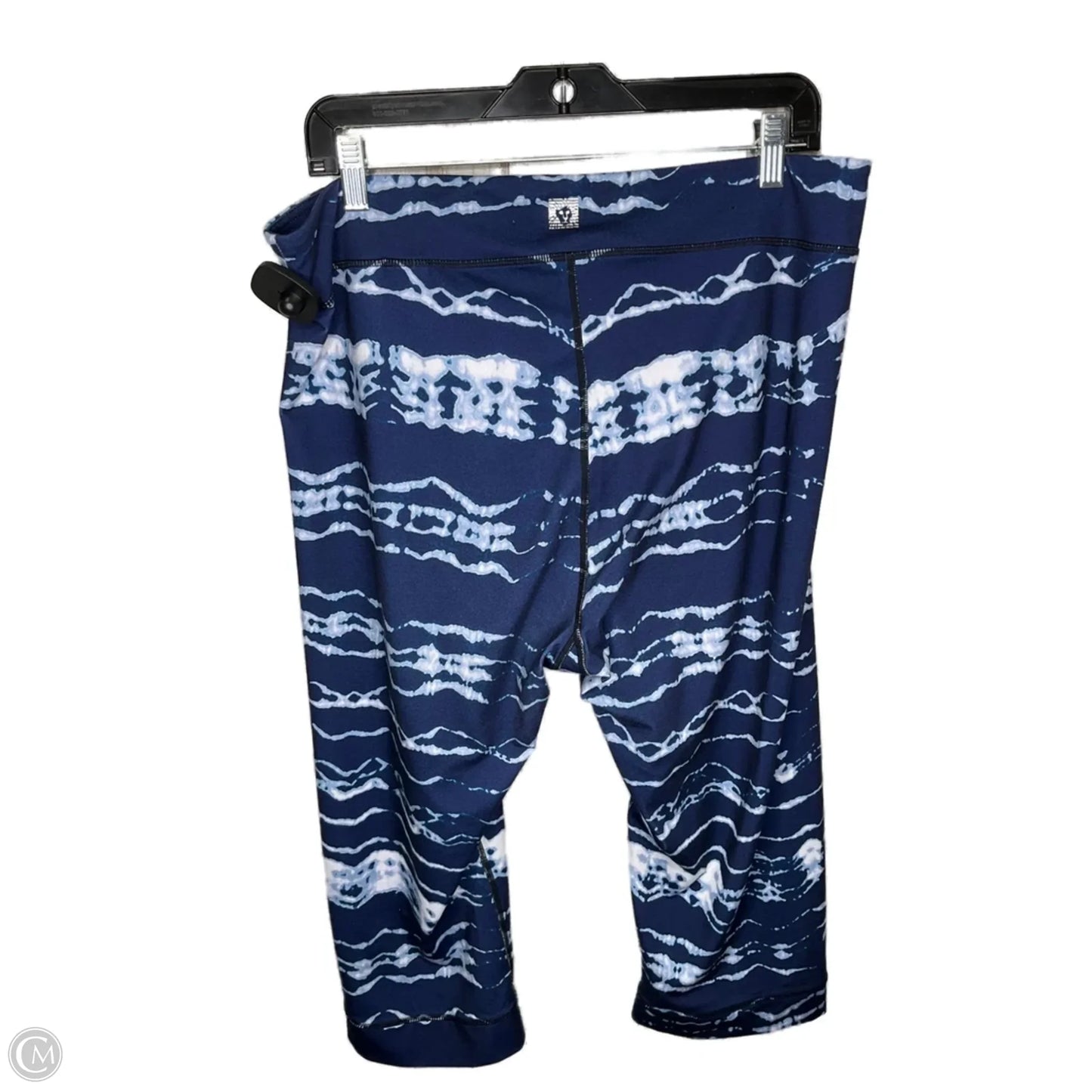 Athletic Leggings By Anne Klein In Blue, Size: 2x