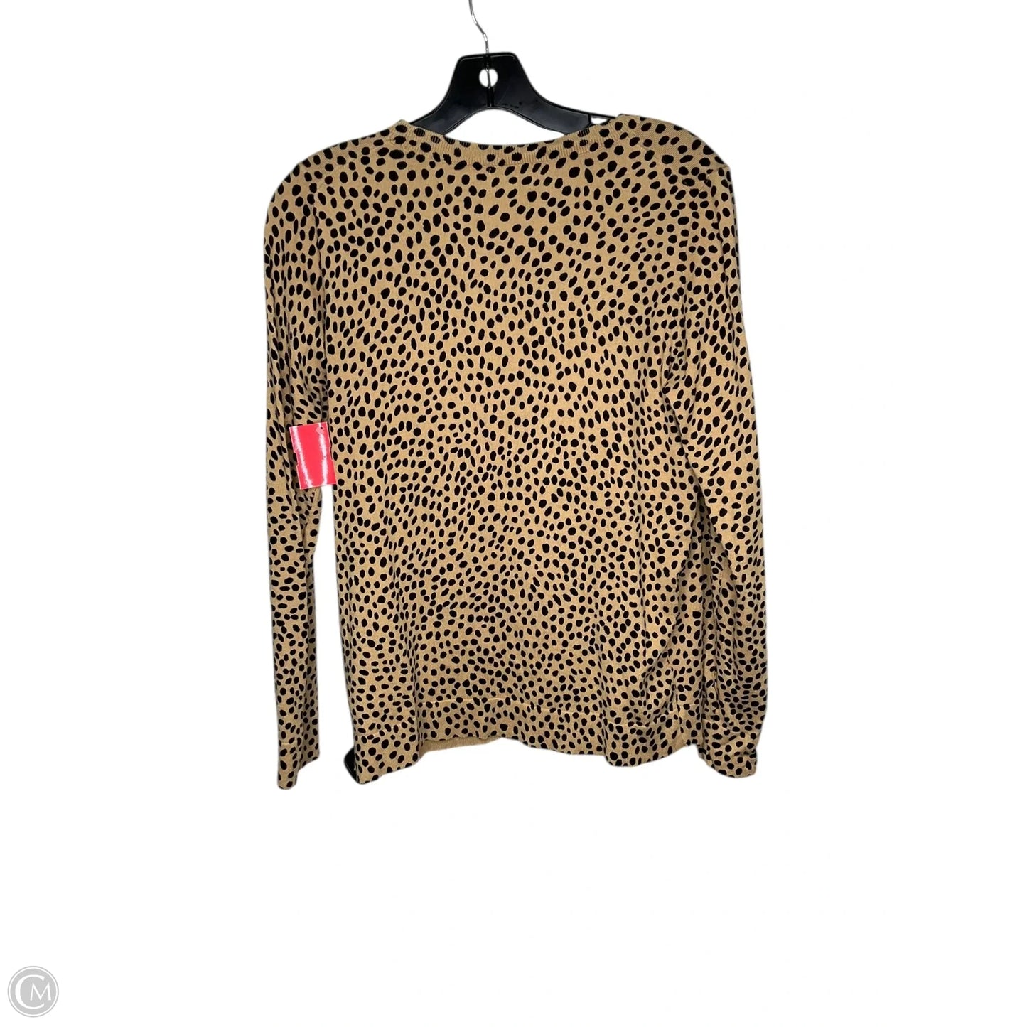 Top Long Sleeve By J. Crew In Animal Print, Size: M