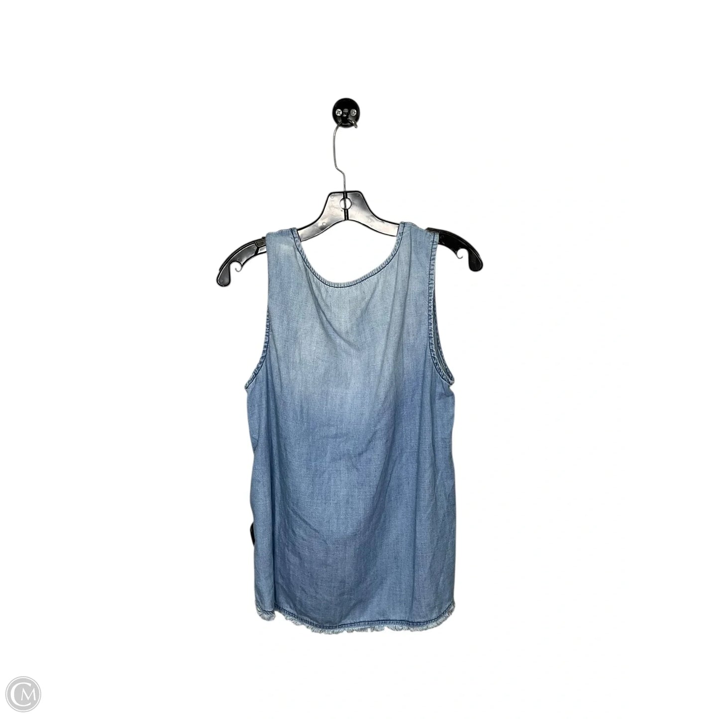 Top Sleeveless By Clothes Mentor In Blue, Size: Xl