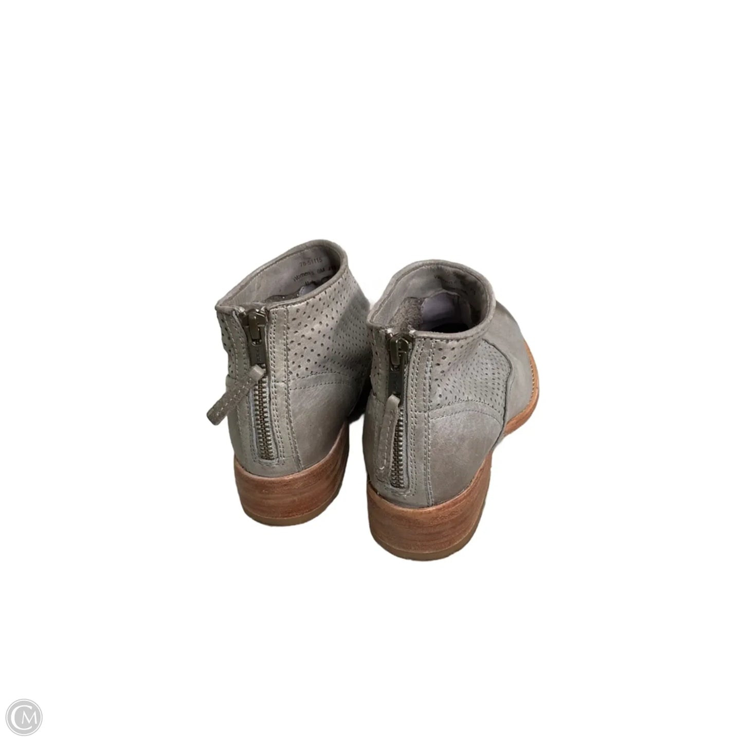 Boots Ankle Flats By Johnston & Murphy In Grey, Size: 6