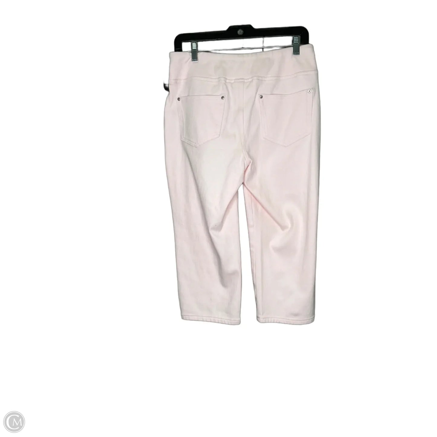 Pants Cropped By Belle By Kim Gravel In Pink, Size: 10p