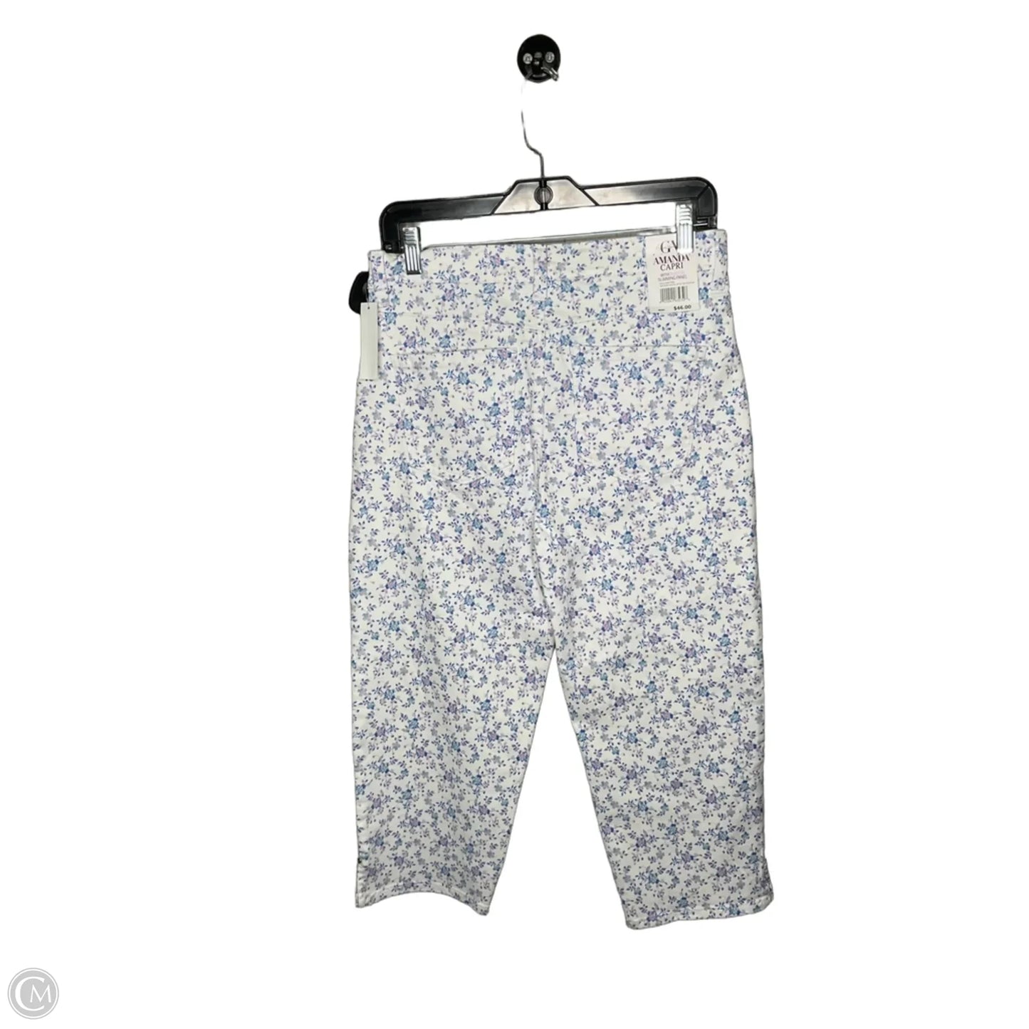 Capris By Gloria Vanderbilt In Floral Print, Size: 6