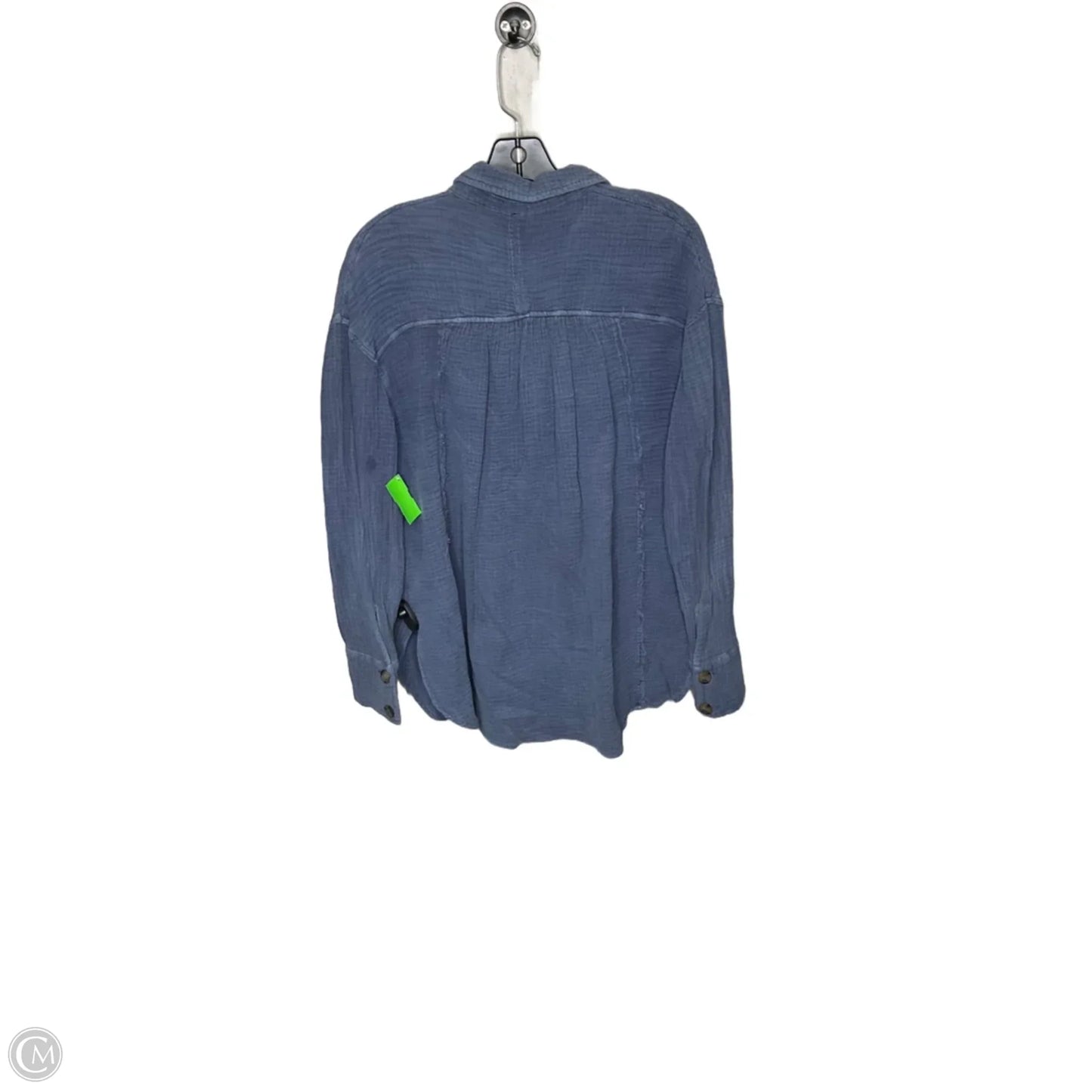 Top Long Sleeve By Free People In Blue, Size: Xs