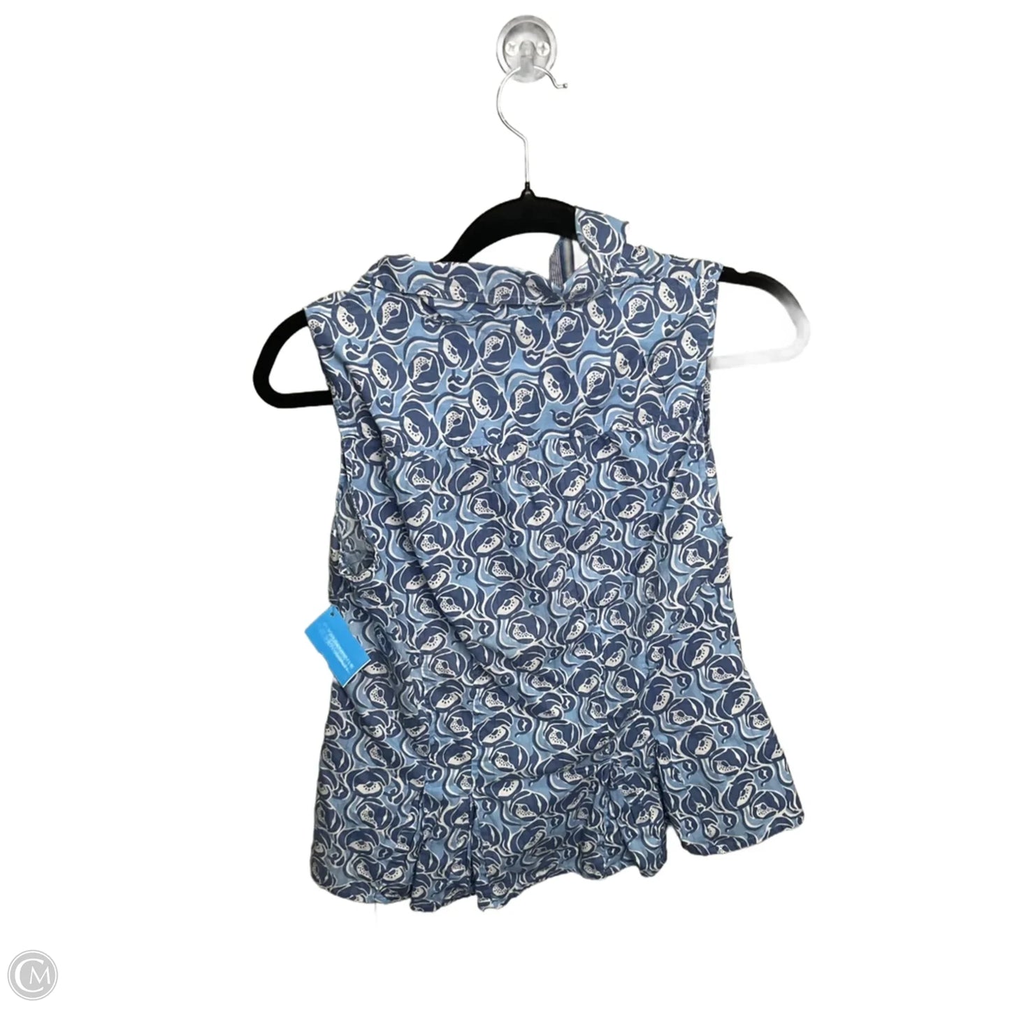 Top Sleeveless By Tommy Hilfiger In Blue, Size: 8