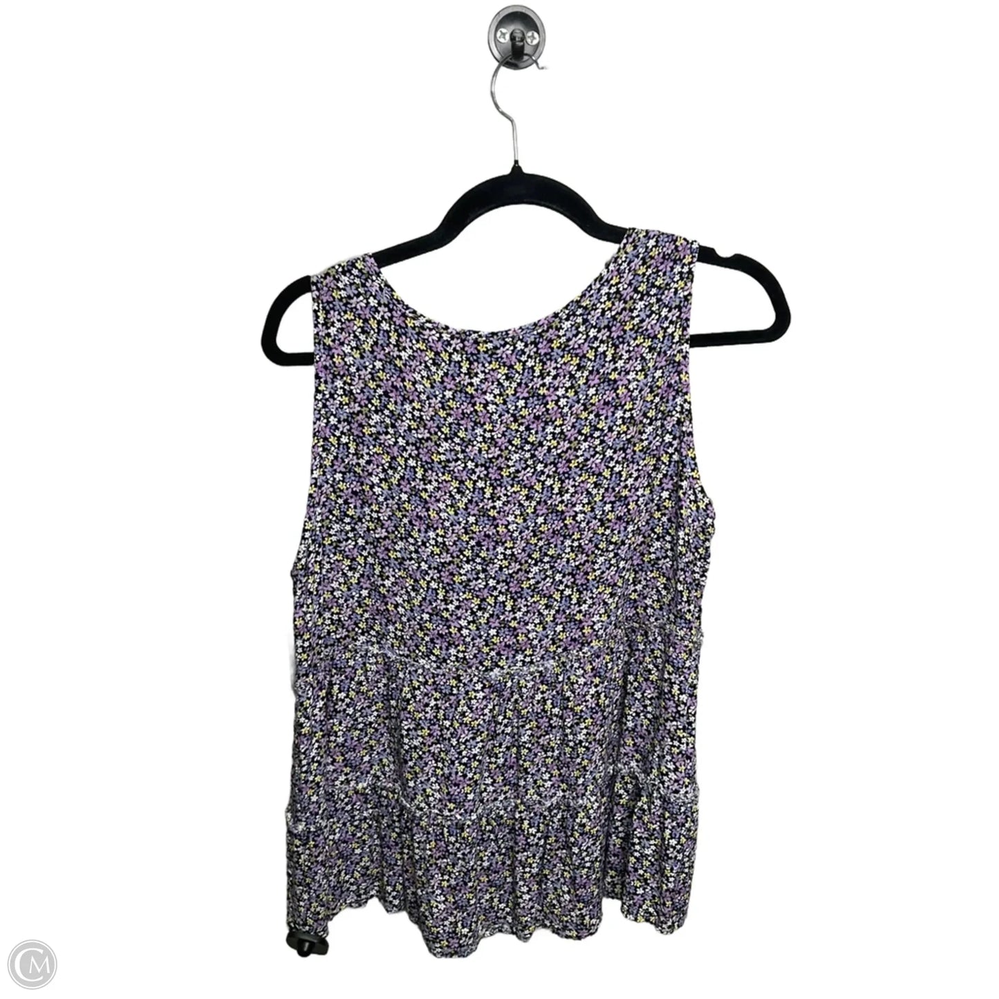Top Sleeveless By Clothes Mentor In Floral Print, Size: M