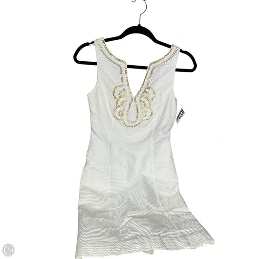 Dress Designer By Lilly Pulitzer In White, Size: 0