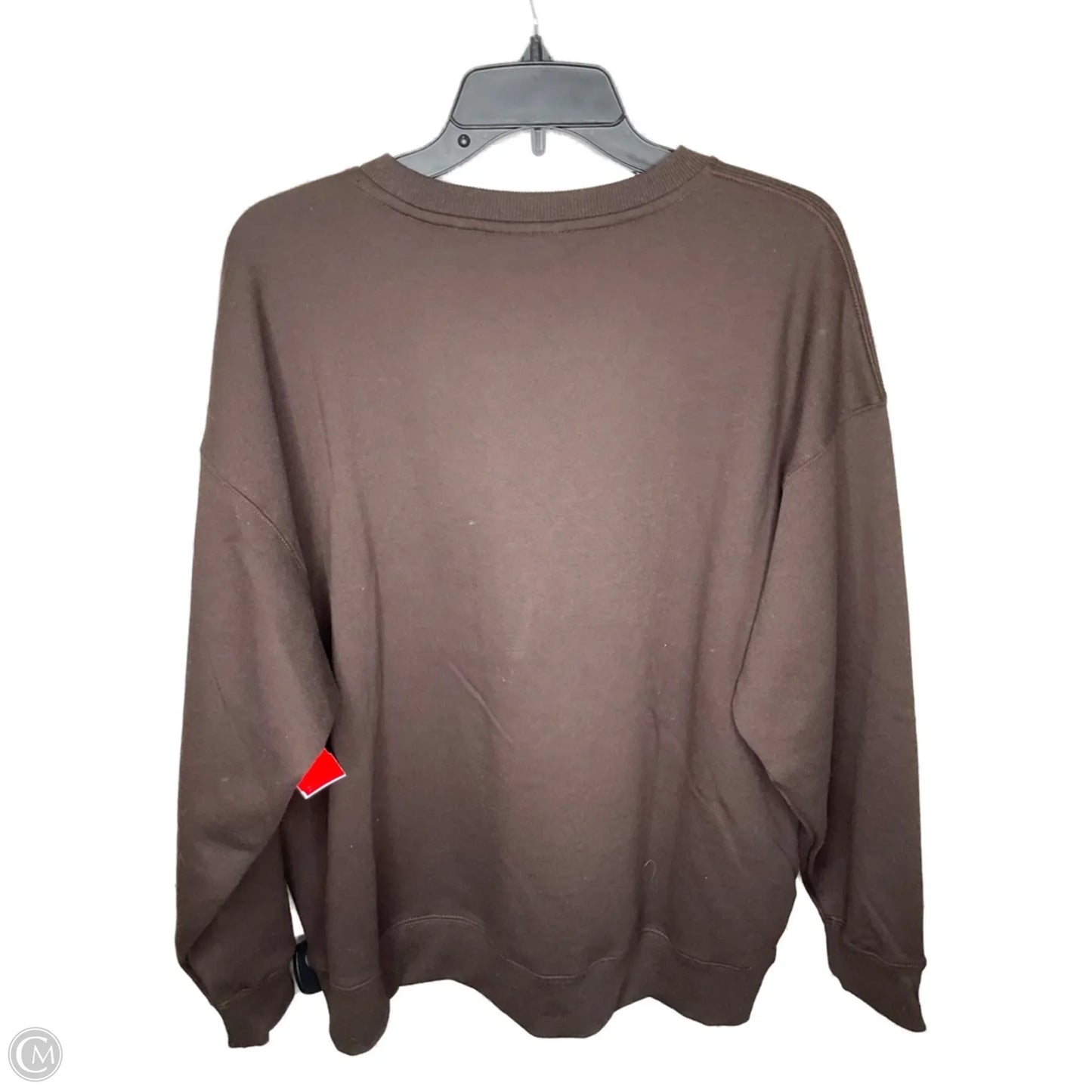 Sweatshirt Crewneck By Ariat In Brown, Size: L