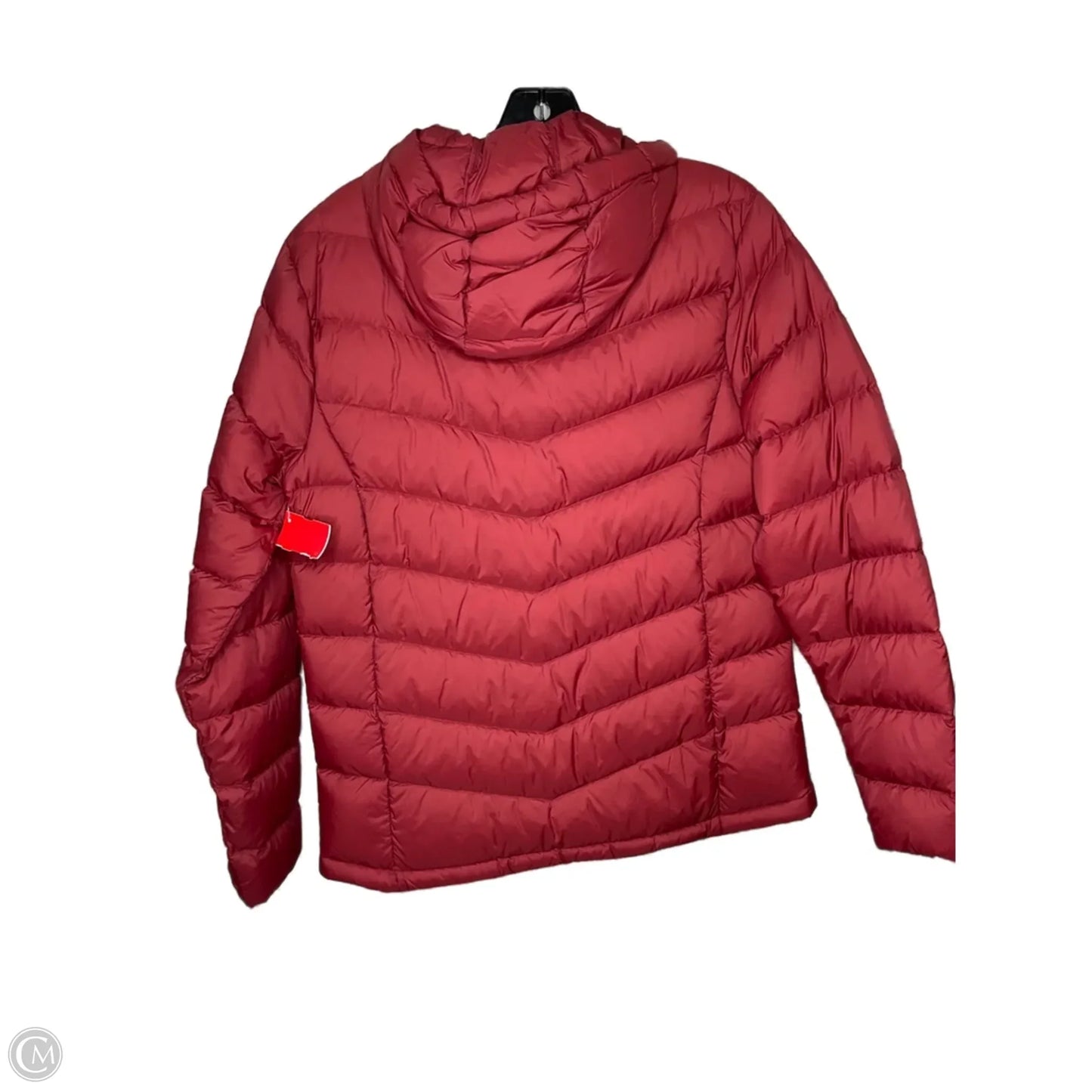 Coat Puffer & Quilted By Eddie Bauer In Maroon, Size: M