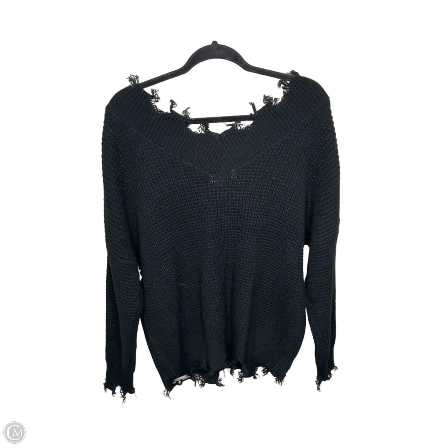 Sweater By Zenana In Black, Size: M