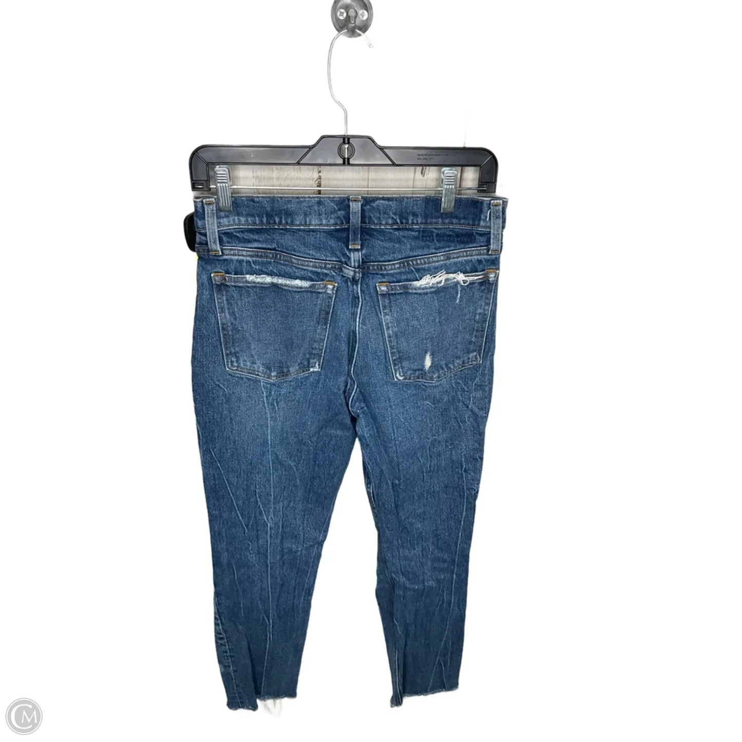 Jeans Straight By Abercrombie And Fitch In Blue Denim, Size: 6