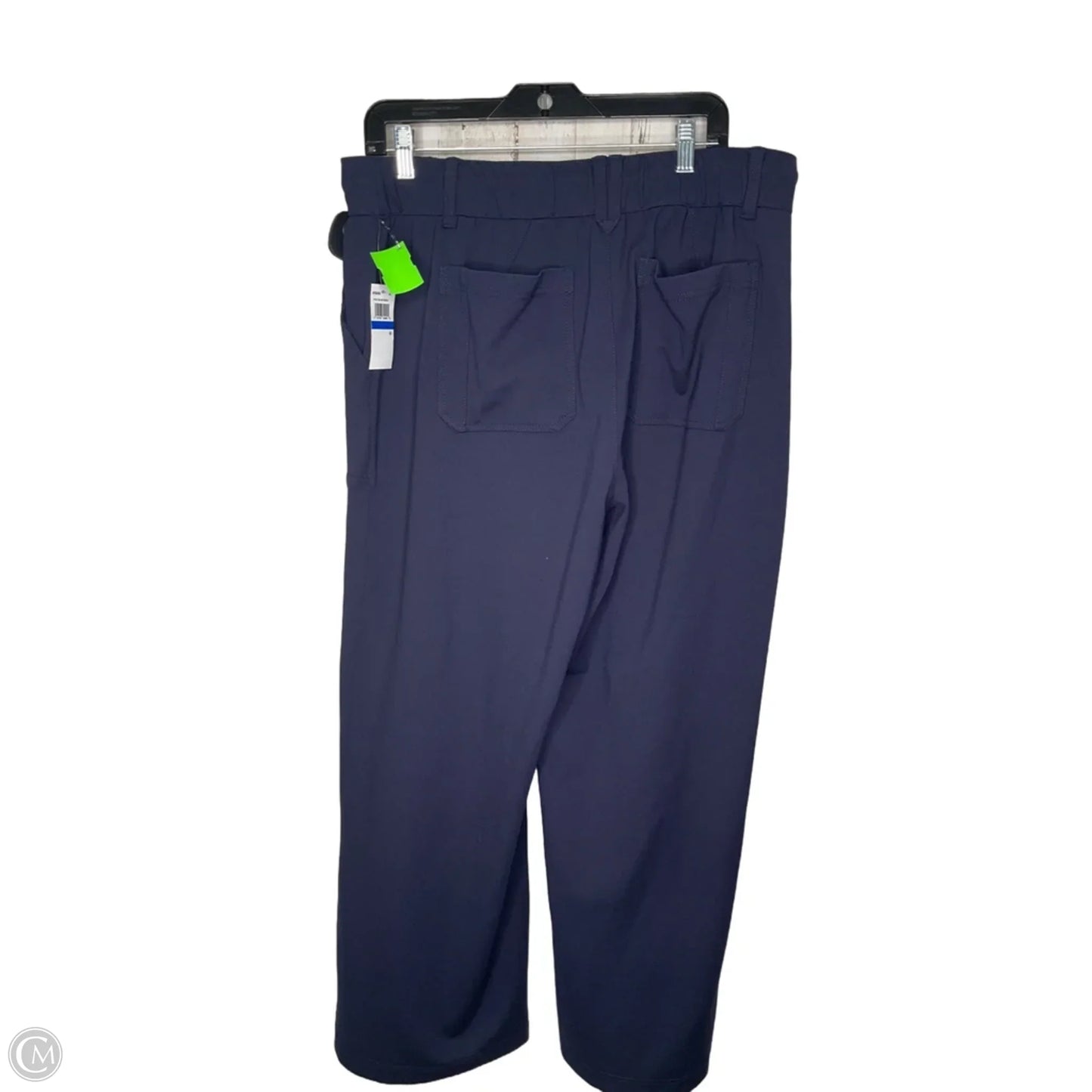 Pants Cropped By Democracy In Navy, Size: Xlp
