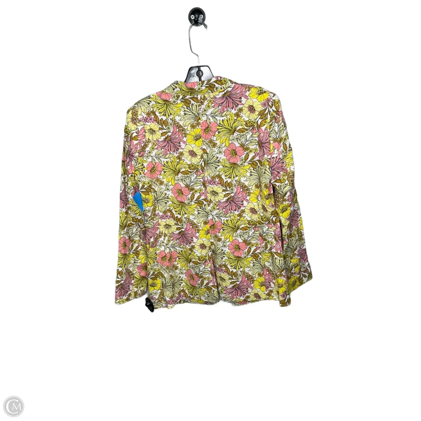 Blazer By Loft In Floral Print, Size: 4