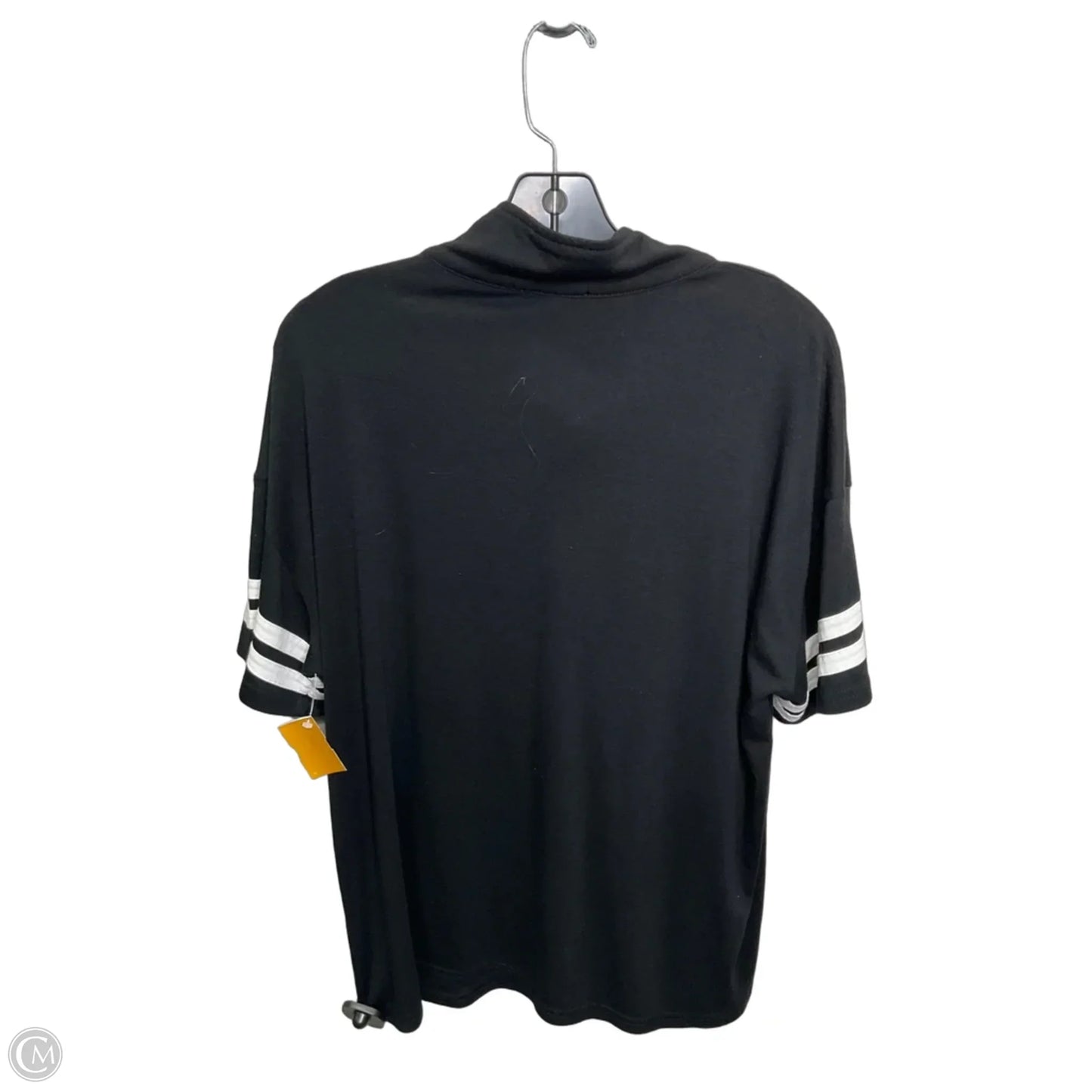 Top Short Sleeve By Clothes Mentor In Black, Size: Xl