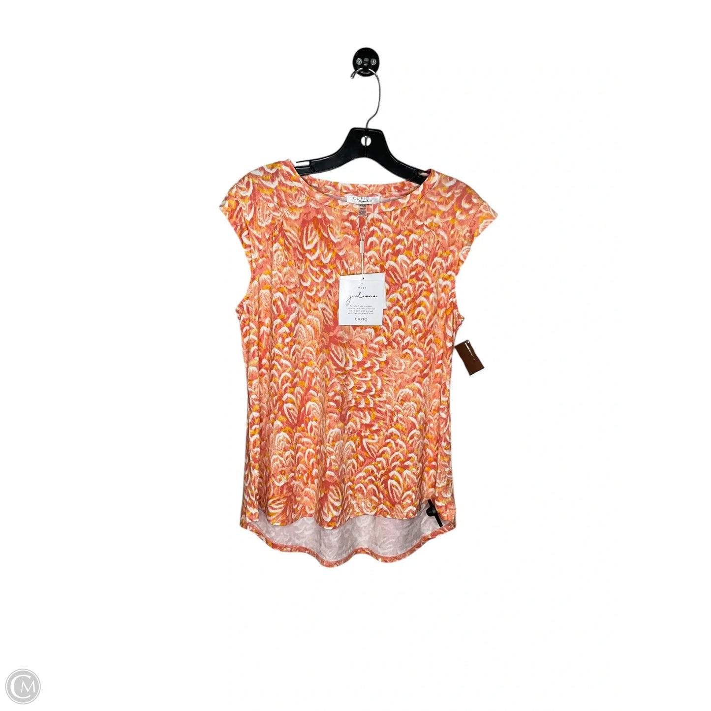 Top Sleeveless By Cupio In Coral, Size: M
