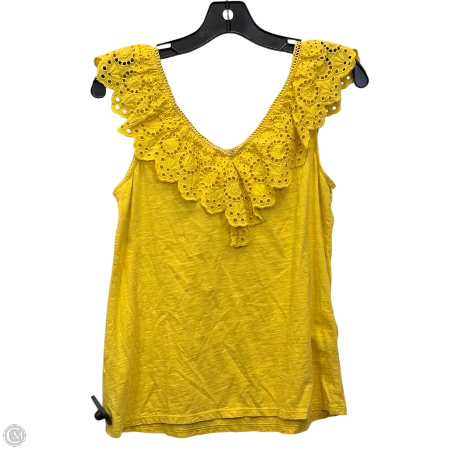 Top Sleeveless By Lilly Pulitzer In Yellow, Size: S