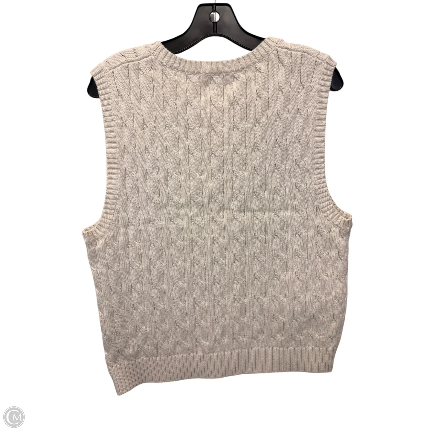 Vest Sweater By J. Crew In Tan, Size: L